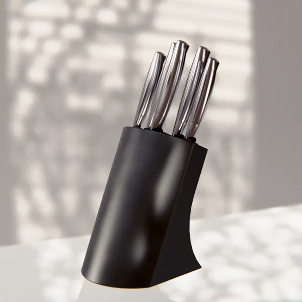 3D rendered kitchen knives for animation project