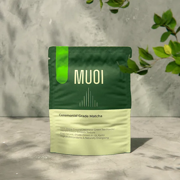 tea packaging japanese style product render